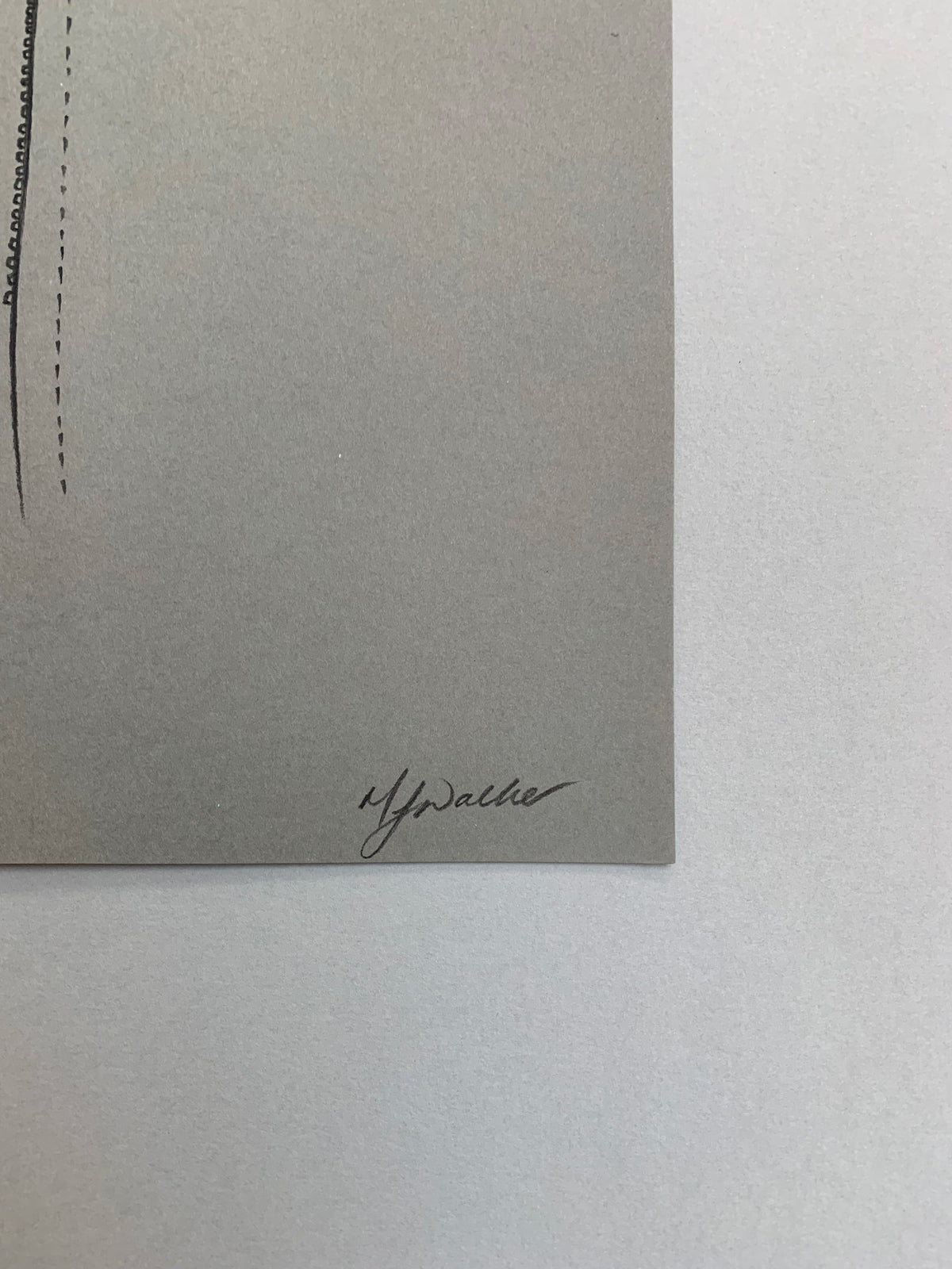 Melanie Walkers signature on her illustration with Tiffany x FIDA x Elsa Peretti; Gold Bean Design Pendant with High Tide earrings.